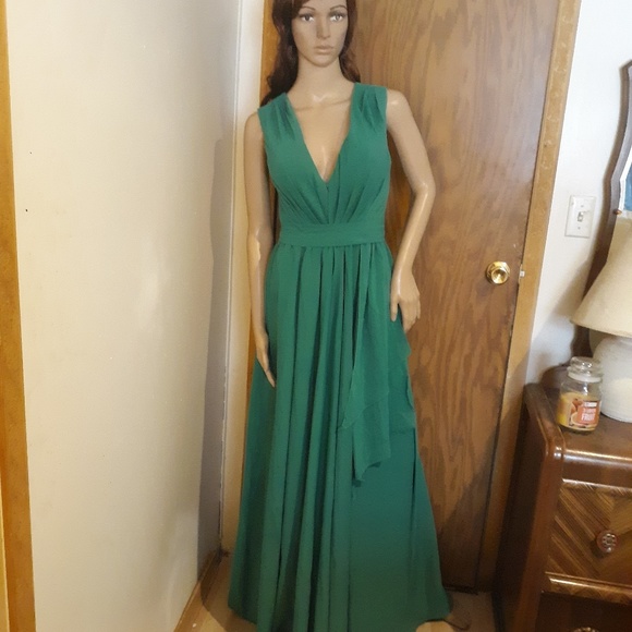 NWOT!! Womens Dress Green Explosion Prom Dress Sz2 - Picture 2 of 8